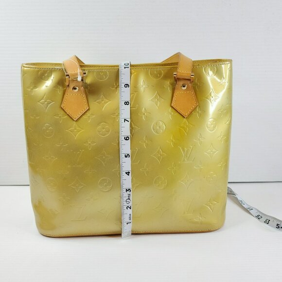 Louis Vuitton LV Handbag Houston Green Vernis - FCM120 - Picture 8 of 13